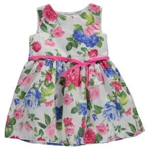 Carters Baby Clothing Outfit Girls Floral Sateen Dress 24 Months